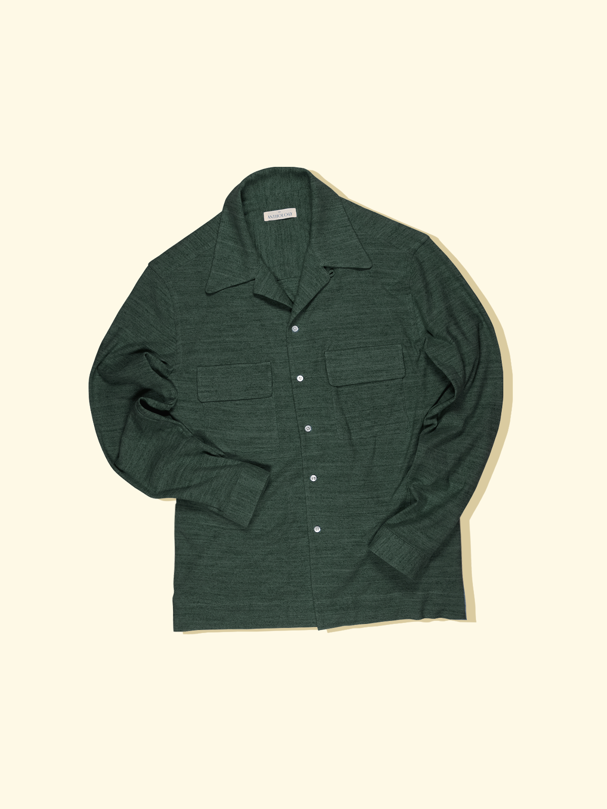 Cuban Long Sleeve Jersey Shirt - Brown Marble — The Anthology